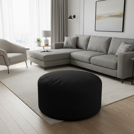 foot rest relaxing custom folding furniture wholesale round footstool makeup stools polyester sofa ottoman modern pouf chair - gallery 1