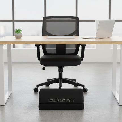 2 Heights Adjustable Foot Rest Under Desk, Soft Memory Foam Footrest Under Desk  for Foot Rest At Work, Home, Airplane, Travel - gallery 1