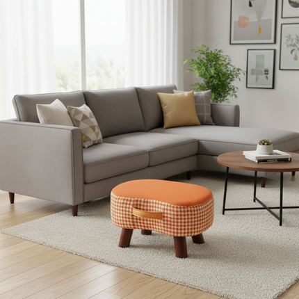 Sofa Footrests Soft Bag Chair Simple Change Shoes Stool Living Room Coffee Desk Footrest Repose Stools Small Table Low Chairs - gallery 2