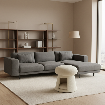 Nordic Living Room Ottomen with Cat Pet Nest Shoes Changing Stool Low Chair Bench Footrest for Hallway Entrance Decor Furniture - gallery 2