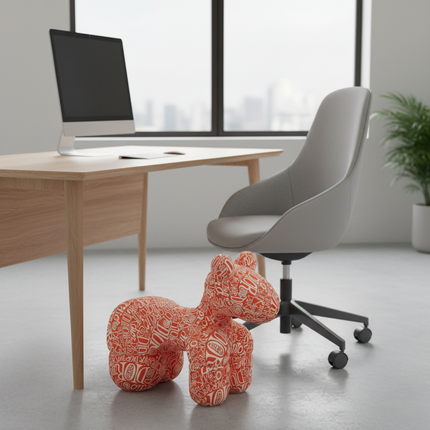 Cute Animal Shaped Foot Stool Internet Celebrity Pony Chair Cartoon Puppy Seat Childrens Furniture Adult Shoe Changing Bench - gallery 2