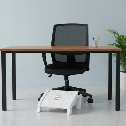 Office Footrest Ergonomic Plastic Stool Foot Massage Stool Adjustable Step and Pad Footrest - gallery 2