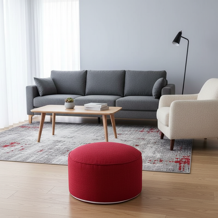 Tea Ceremony Floor Poufs With Fillings Cotton Linen Tatami Footstool Ottoman Thicken Meditation Cushion Yoga Round Cushion Futon - gallery 2