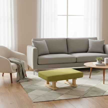 1Pc Creative Small Wood Stool Foot Rest Sofa Living Room Chair - gallery 2