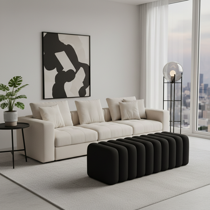 UVR Shoe Changing Bench Light Luxury Doorway Entrance Chair Living Room Sofa To Footrest Chair Bedroom Bed End Bench Furniture - gallery 2