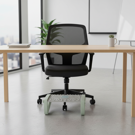 Height Adjustable Office Foot Stool Thickened PP Design Relieve Instep Fatigue Under Desk Footrest Strong Bearing for toilet - gallery 2