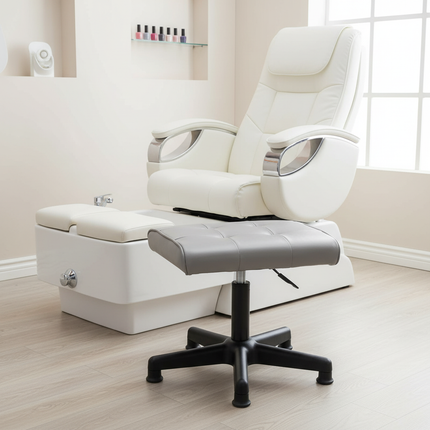 Nap Rest Foot Lift Footstool, Sofa Office Footstool Home Cushion Footstool - gallery 2