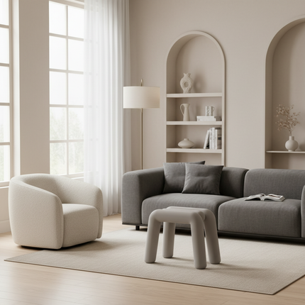 UVR Light Luxury Stool Modern Simple Coffee Table Stool Bedroom Makeup Chair Sofa Footstool Doorway Shoeshine Stool Furniture - gallery 2