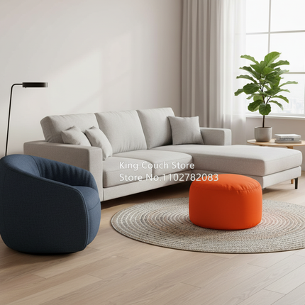 foot rest relaxing custom folding furniture wholesale round footstool makeup stools polyester sofa ottoman modern pouf chair - gallery 2