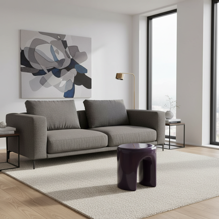 Nordic Simple Round Stool Creative Side Table Stool for Home Living Room Designer Low Stool Popular Small-sized Apartment - gallery 2