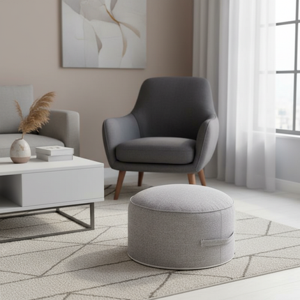 Tea Ceremony Floor Poufs With Fillings Cotton Linen Tatami Footstool Ottoman Thicken Meditation Cushion Yoga Round Cushion Futon - gallery 2