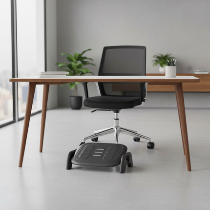 Ergonomic Massage Footstool Durable Detachable Foot Rest Stool Feet Support Adjustable Height Footrest Cushion Living Room - gallery 2