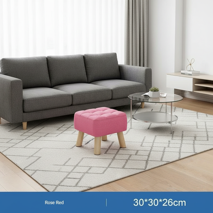 Solid Low Stool For Kids Foot Stool Durable Round Nesting Stools Comfortable And Soft Toddlers Playroom And Daycare House hold - gallery 2