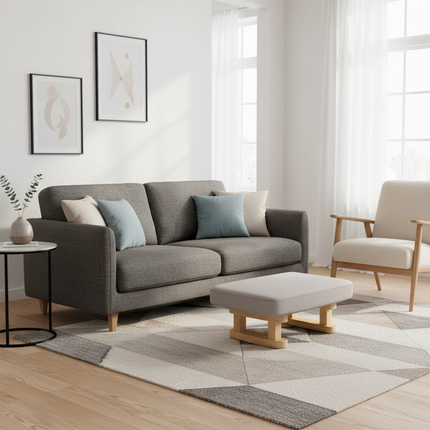 Creative Small Wooden Chair Household Shoe Change Stool Soft Bag Low Stool Office Small Stool Shoe Change Stool Door - gallery 2