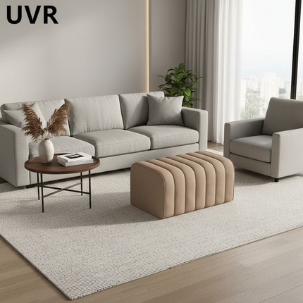 UVR Light Luxury Shoeshine Bench Modern Simple Doorway Entrance Chair Bedroom Bedside Bench Living Room Sofa Footrest Chair - gallery 2