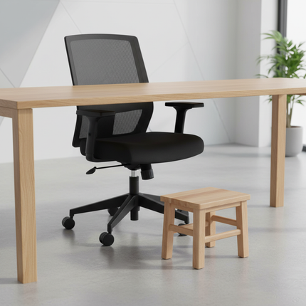 Wooden Step Stool Solid Wood Household Footstool Square Sitting Stool Adult Shoe Changing Stool For Living Room Kitchen Bathroom - gallery 2