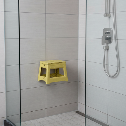 Lightweight Folding Step Stool Multi Purpose Handheld Thickened Footstool Non-Slip Plastic Small Benches Kitchen - gallery 2