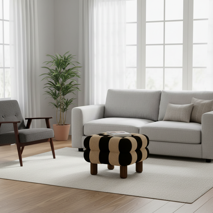 UVR Light Luxury Shoeshine Bench for Home Use Doorway Entrance Wearing Shoes Chair Living Room Sofa Footrest Chair Dresser Chair - gallery 2