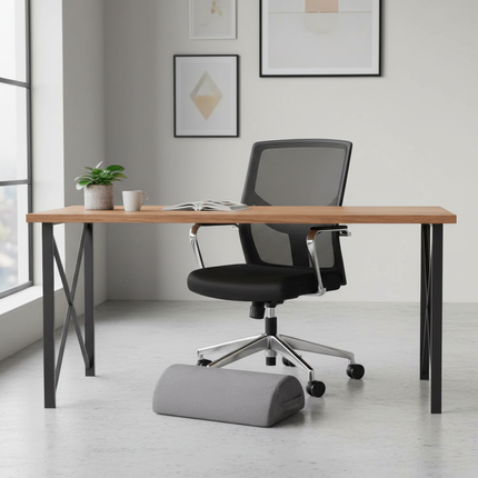 Under Desk Foot Rest Memory Foam Ergonomic Foot Stool Extendable Height Strong Support Footrest Pillow For Offices And Game - gallery 2