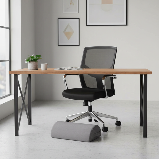 Under Desk Foot Rest Memory Foam Ergonomic Foot Stool Extendable Height Strong Support Footrest Pillow For Offices And Game - gallery 2