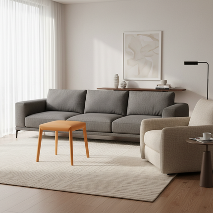 French Footstool Saddle Leather Stool Home Stackable Bench Living Room Small Stools Entrance Porch Shoe Changing Stools - gallery 2