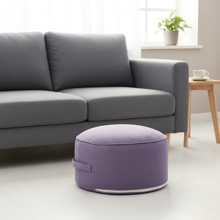 Tea Ceremony Floor Poufs With Fillings Cotton Linen Tatami Footstool Ottoman Thicken Meditation Cushion Yoga Round Cushion Futon - gallery 2