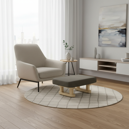 1Pc Creative Small Wood Stool Foot Rest Sofa Living Room Chair - gallery 2