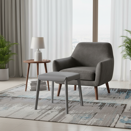 French Footstool Saddle Leather Stool Home Stackable Bench Living Room Small Stools Entrance Porch Shoe Changing Stools - gallery 2