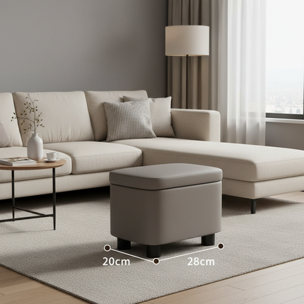home Furniture Household Low Stool Living Room Coffee Table Sofa Stools Soft Bag Pier Ottoman Footrest With Storage Space Stool - gallery 2