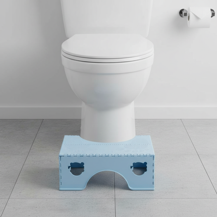 Squatting Toilet Stool Folding Proper Posture Poop Potty Stool Portable Travel Footstep With Anti-Slip Feet Adults Poop - gallery 2