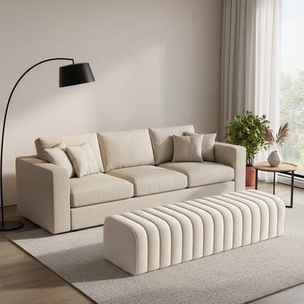 UVR Light Luxury Shoeshine Bench Modern Simple Doorway Entrance Chair Bedroom Bedside Bench Living Room Sofa Footrest Chair - gallery 2