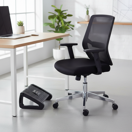 1pc Foot Rest, Adjustable Foot Rest for Under Desk at Work, Ergonomic Foots Stool for Under Office Desks - gallery 2