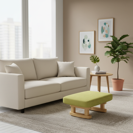 Creative Small Wooden Chair Household Shoe Change Stool Soft Bag Low Stool Office Small Stool Shoe Change Stool Door - gallery 2