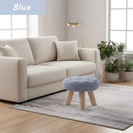 Flower Stool, Footstool, Shoe Changing Stool, Sofa, Coffee Table, Low Stool, Small Round Stool, Living Room, Bedroom - gallery 2