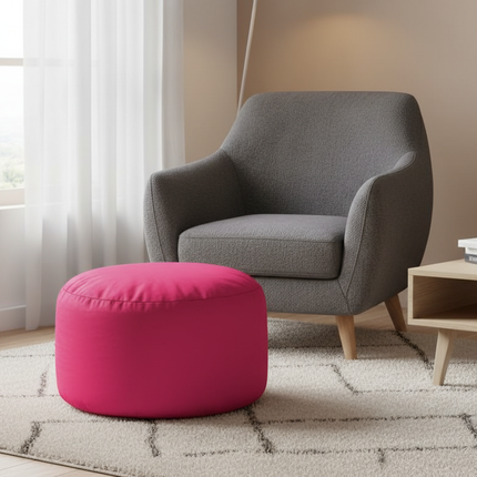 foot rest relaxing custom folding furniture wholesale round footstool makeup stools polyester sofa ottoman modern pouf chair - gallery 2