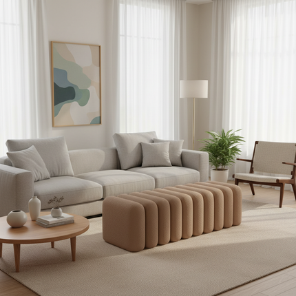 UVR Shoe Changing Bench Light Luxury Doorway Entrance Chair Living Room Sofa To Footrest Chair Bedroom Bed End Bench Furniture - gallery 2