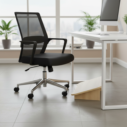 Under The Office Desk Footstool Wooden Foot Rest Stool Under Desk Footrest  Furniture Support Stepping Stool Pain Relief Office - gallery 2