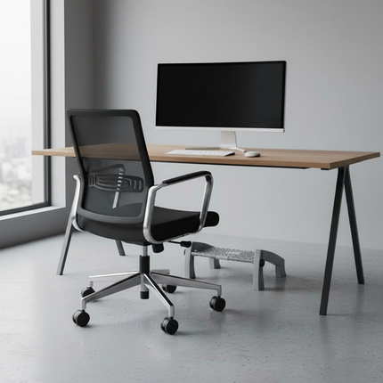 BEISHI Under Desk Footrest Portability Foot Rest  Ergonomic Foot Stool With Massage Rollers Pain Relief for Home Office Work - gallery 2