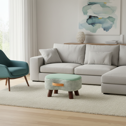 Sofa Footrests Soft Bag Chair Simple Change Shoes Stool Living Room Coffee Desk Footrest Repose Stools Small Table Low Chairs - gallery 2