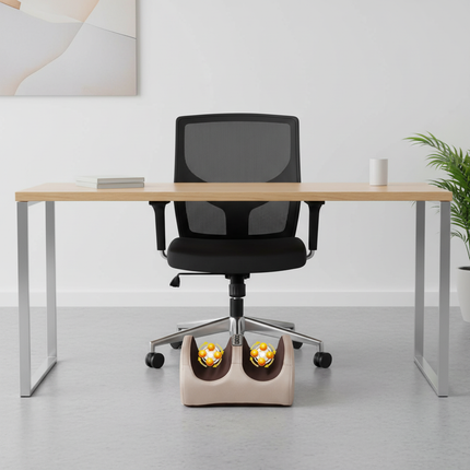 Electric Foot Massager Shiatsu Kneading Deep Tissue Relax Heated Roller Calf Pain Relief Fatigue Muscles Vibrator Machine Health - gallery 2