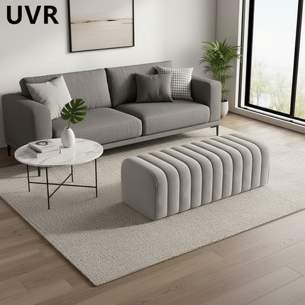 UVR Light Luxury Shoeshine Bench Modern Simple Doorway Entrance Chair Bedroom Bedside Bench Living Room Sofa Footrest Chair - gallery 2