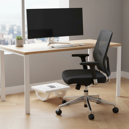 Foot Rest Under Desk Rocking Footstool with Massage Rollers Foot Rest Foot Relaxation Circulation for Home Study Office Work - gallery 2