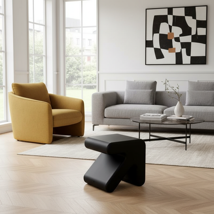 Warming New Style  Modern Simple Arrow Stool Creative Plastic Small Love Stool Fitting Room Door Shoe Stool Rest Stool - gallery 2