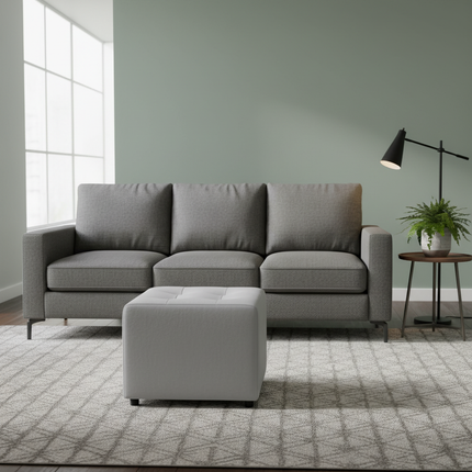 Solid Wood Storage Ottoman, Large Capacity Home Sofa Box, Movable Leather Bed End Bench, Wear-Resistant Entryway Shoe Stool - gallery 2