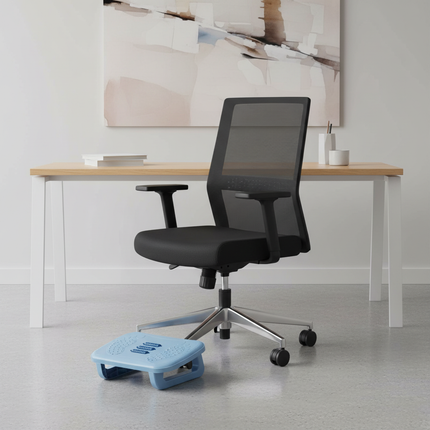 Foot Rest Under Desk Leg Rest with Roller Massage Foot Nursing Stool Foot Stool for Car Computer Desk Women Men Living Room Home - gallery 2