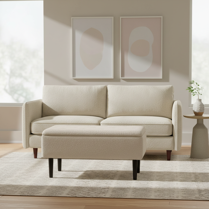 Homcom Bedroom Storage Chest 47 L with Flip Lid 95X38X45 cm - gallery 2