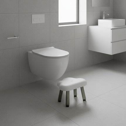 Bathroom Cloud Stool Plastic Transparent Toilet Non-slip Household Low Chair Step Foot Pad Step Bath Small Board - gallery 2