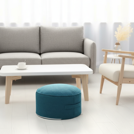 Tea Ceremony Floor Poufs With Fillings Cotton Linen Tatami Footstool Ottoman Thicken Meditation Cushion Yoga Round Cushion Futon - gallery 2