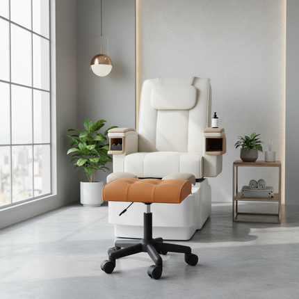 Nap Rest Foot Lift Footstool, Sofa Office Footstool Home Cushion Footstool - gallery 2