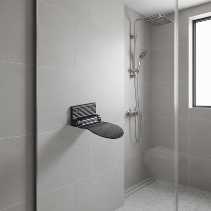 1PC Wall-mounted Shower Foot Rest Bathroom Pedals Non-slip Footstool Pedestal Pedals Elderly Pregnant Bath Stool Holder - gallery 2